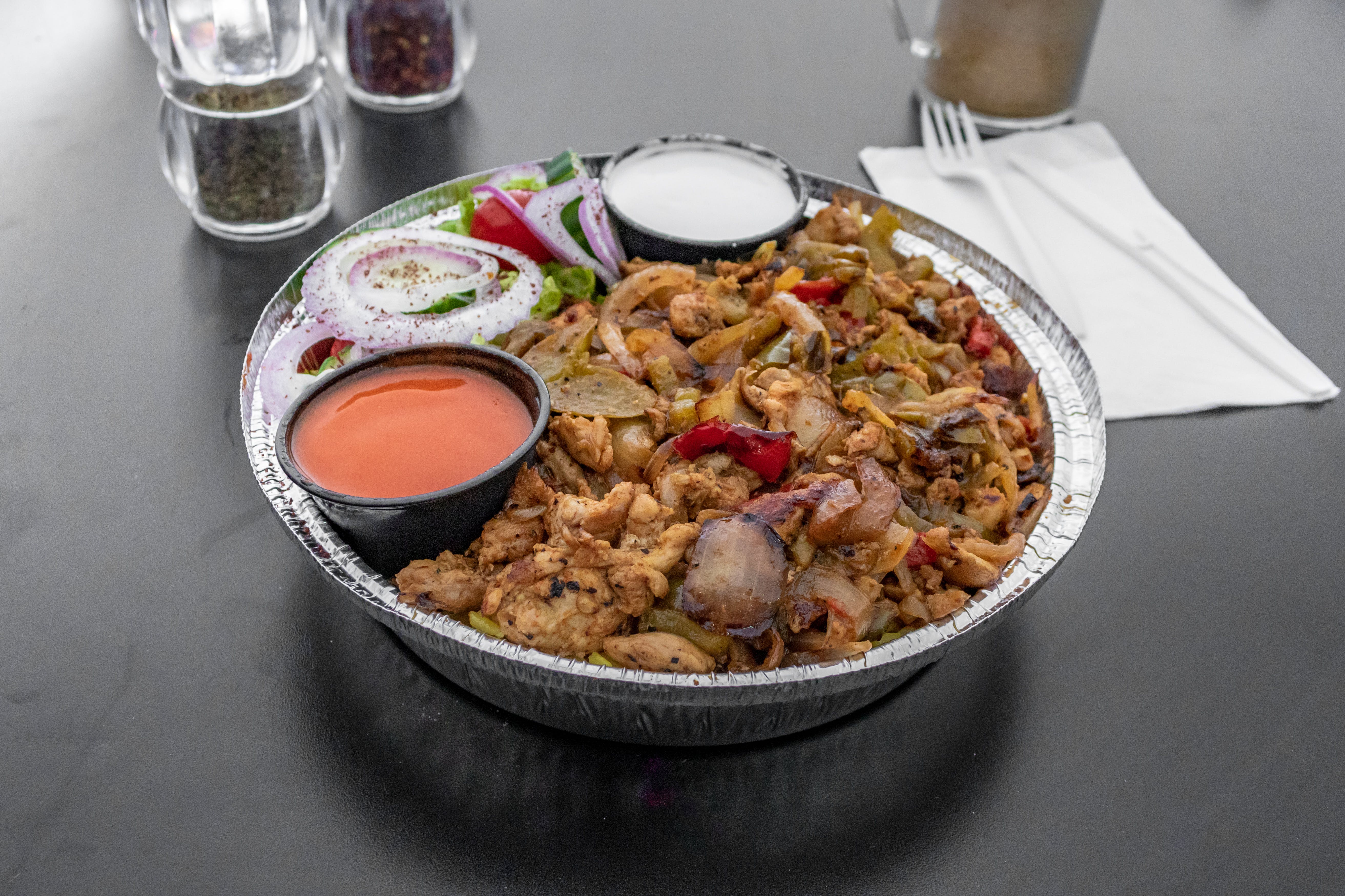 Order Chicken Gyro Platter - Gyro food online from Douglass Pizza & Grill store, Franklin Park on bringmethat.com