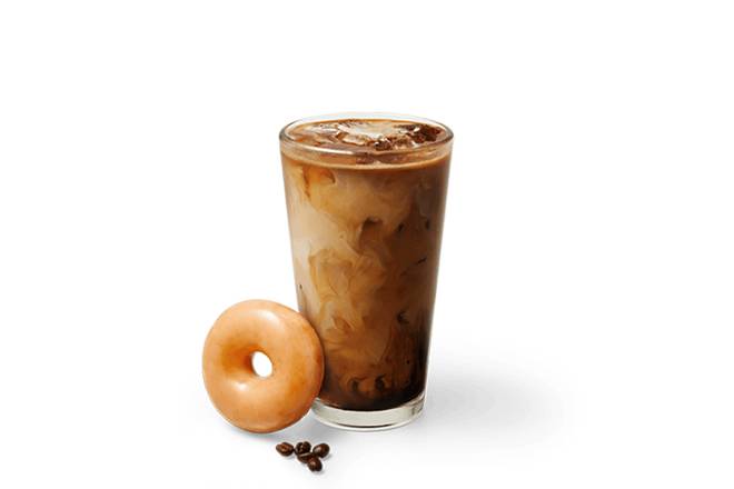 Order Original Glazed Iced Coffee with Milk food online from Krispy Kreme store, Newport News on bringmethat.com