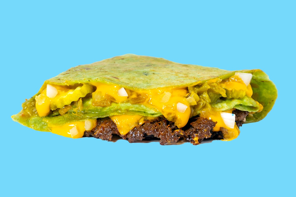 Order Shrek's Quesadilla - Limited Time Offer food online from Mrbeast Burger store, Houston on bringmethat.com