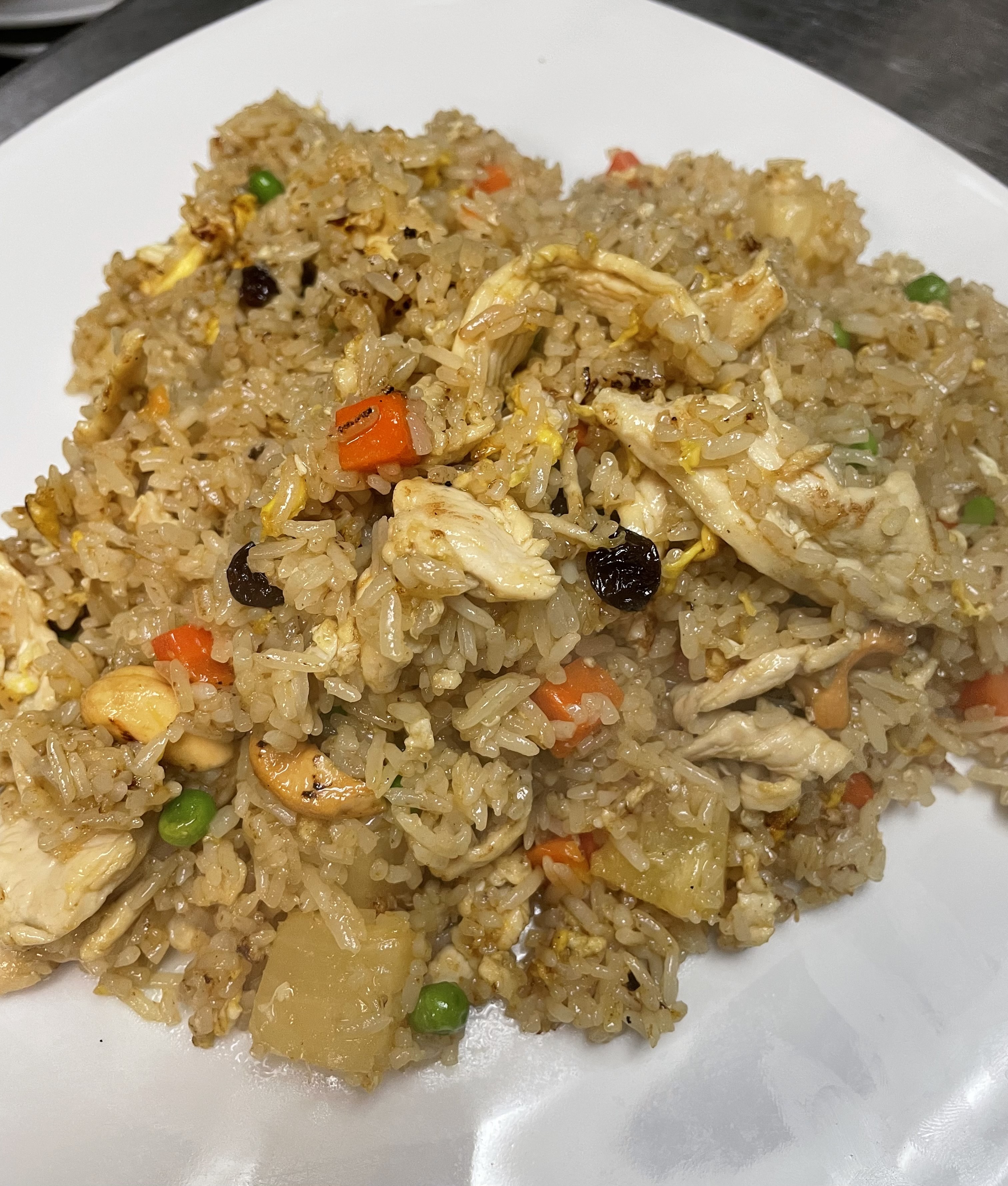 Order Pineapple Fried Rice food online from Aroi Thai store, San Diego on bringmethat.com
