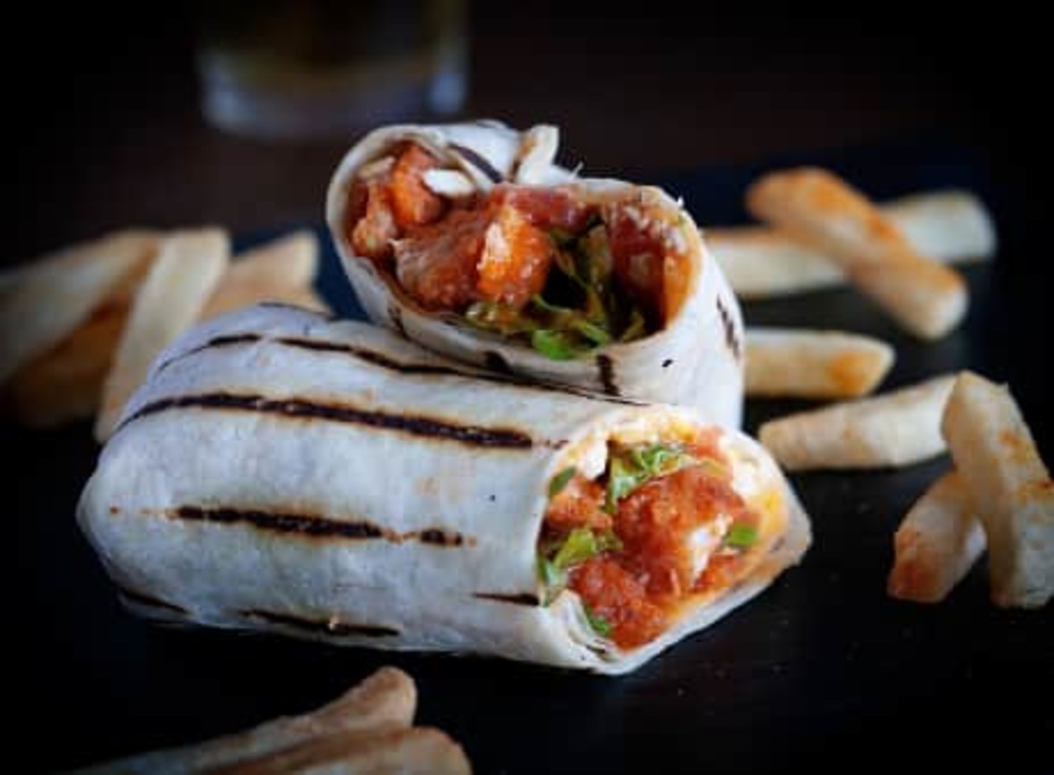 Order Buffalo Chicken Wrap food online from The Post Sports Bar & Grill store, Maplewood on bringmethat.com