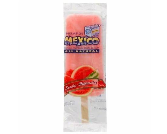 Order Helados Mexico Watermelon Premium Ice Cream Bar, 4 oz food online from Abc Discount Store store, San Diego on bringmethat.com