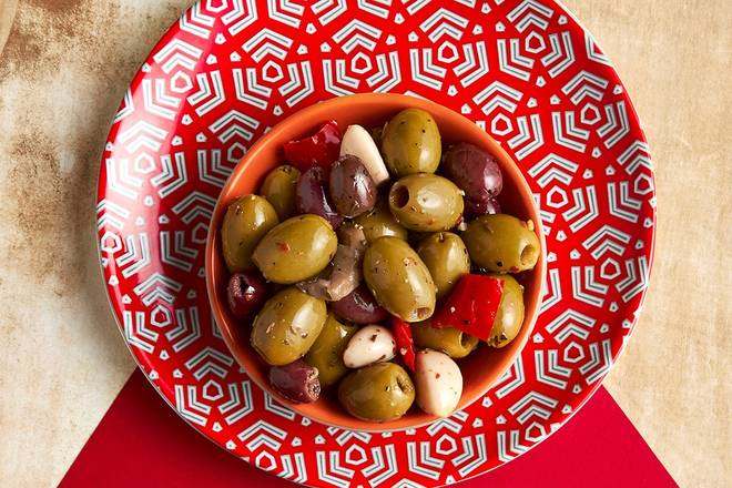 Order Spicy Mixed Olives food online from Nan's store, Chicago on bringmethat.com