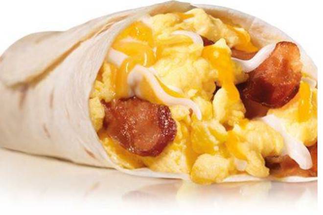 Order Bacon and Egg Burrito food online from Carl's Jr. store, Alameda on bringmethat.com