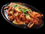 Order B2. Spicy Stir Fried Squid (Ohjinguh Bokum) food online from Lucky Palace Korean Restaurant store, Houston on bringmethat.com