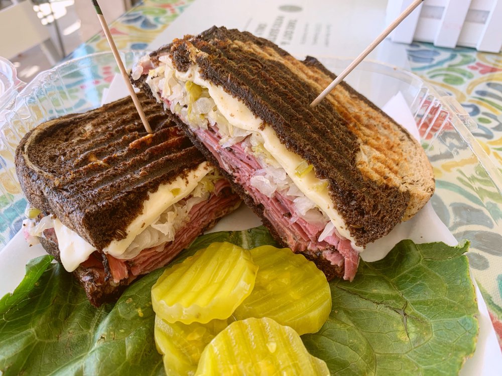 Order #20 Pastrami Rueben food online from The Lunch Spot store, Palm Desert on bringmethat.com