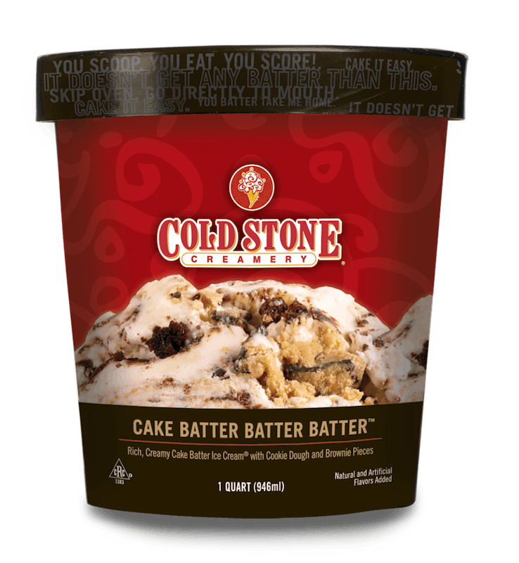 Order Cake Batter Batter Batter™ Pre-packed Quart food online from Cold Stone Creamery store, Simi Valley on bringmethat.com