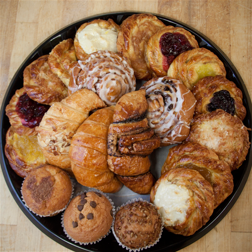 Order BREAKFAST PASTRY ASSORTMENT LG (24) food online from Three Brothers Bakery Wa store, Houston on bringmethat.com