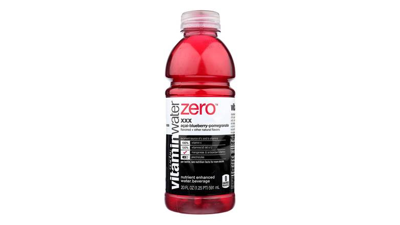 Order Glaceau Vitaminwater Xxx Acai Blueberry Pomegranat food online from Trumbull Mobil store, Trumbull on bringmethat.com