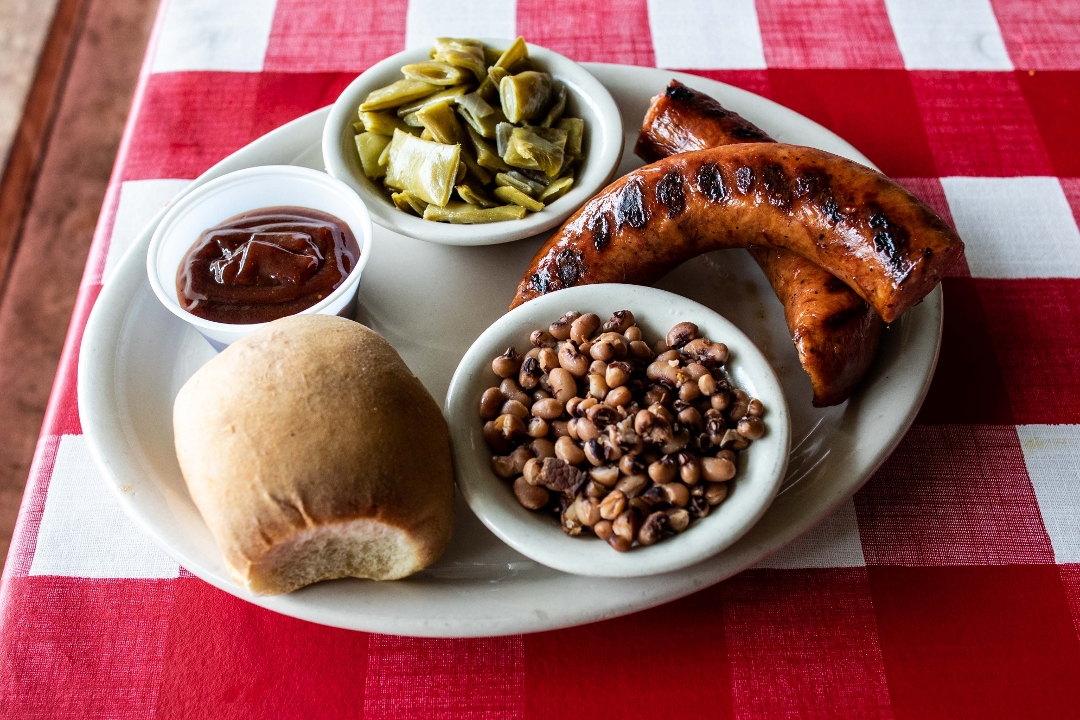 Order Grilled Sausage food online from The Texan Cafe & Pie Shop store, Hutto on bringmethat.com