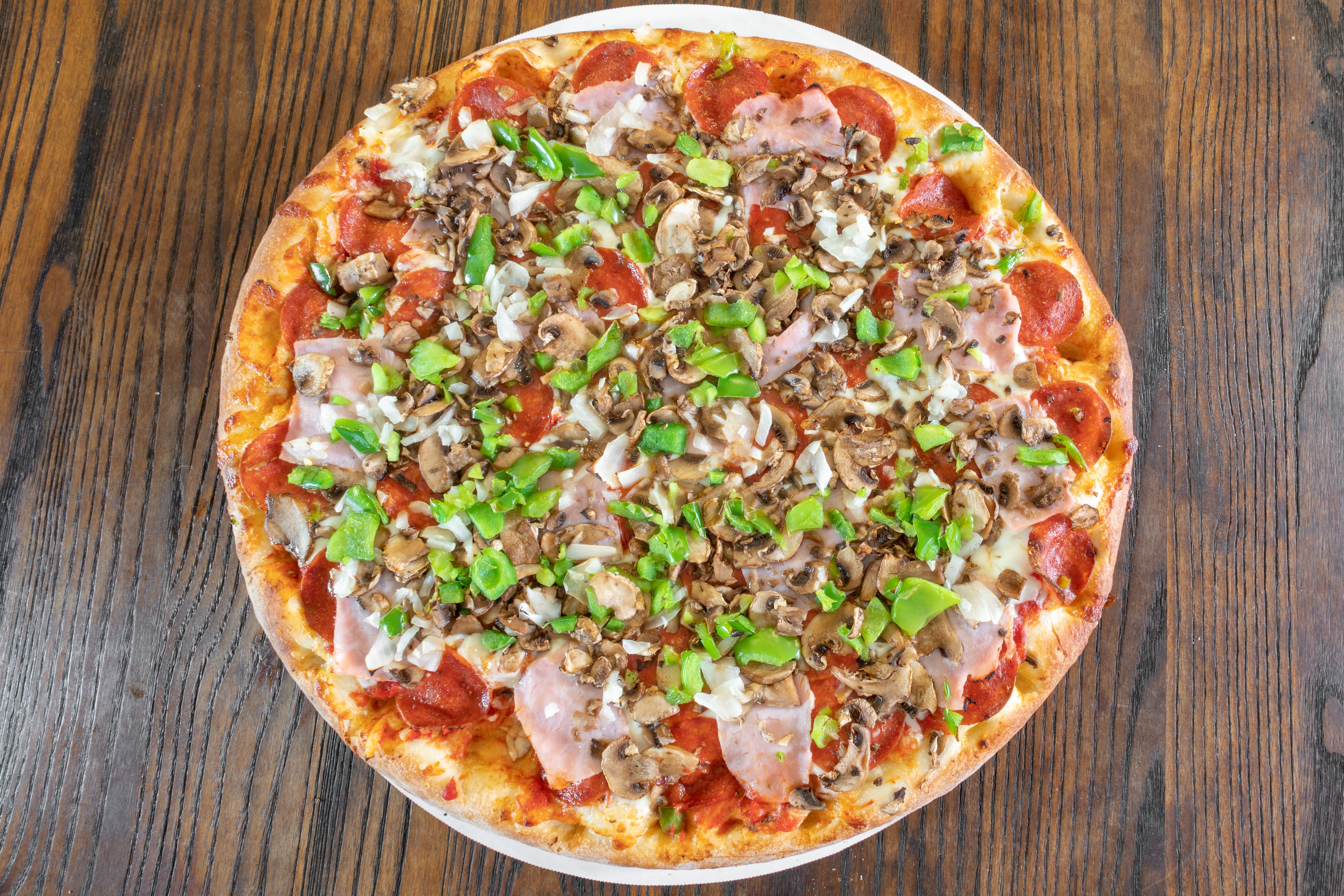 Order Red Devil Special Pizza - Personal 8" food online from Red Devil Pizza store, Covina on bringmethat.com