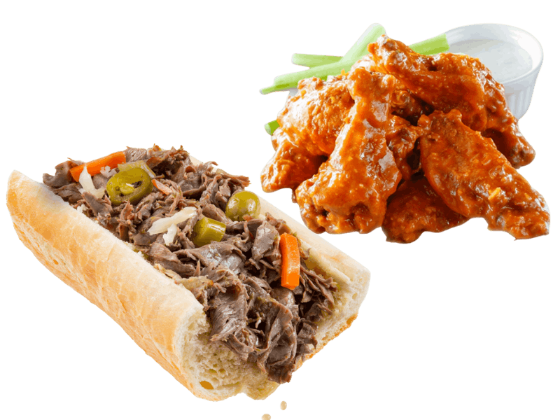 Order 10 Pc. Buffalo & Cheese Steak - Daily Specials food online from G & G Pizza store, Chester on bringmethat.com