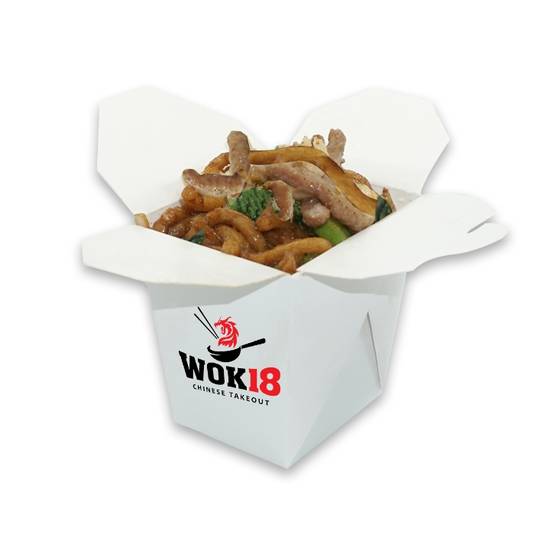 Order Beef Chow mein food online from Wok 18 store, Teaneck on bringmethat.com