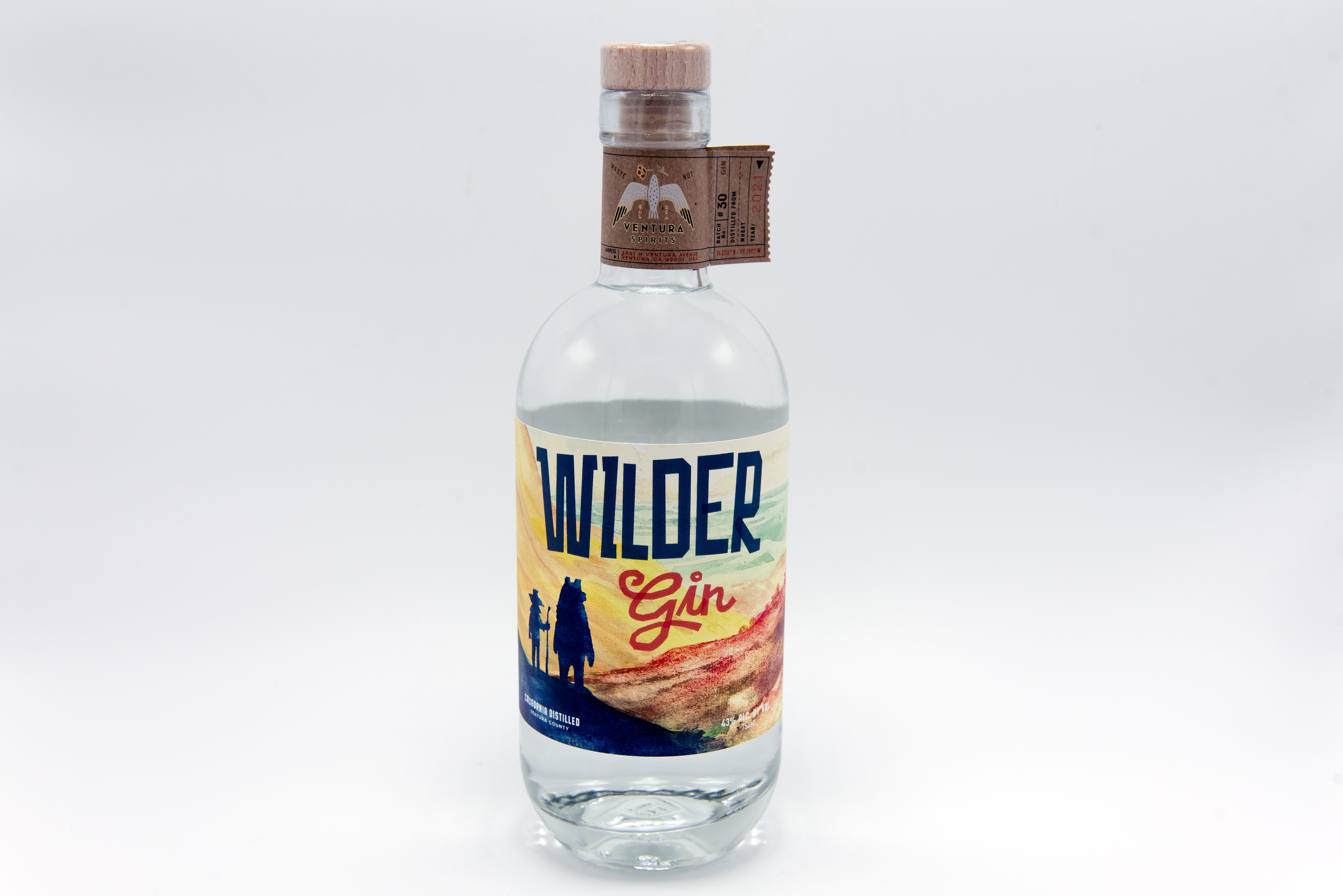 Order Ventura spirts wilder gin  750ml “fifth”  food online from Sandpiper Liquors store, Summerland on bringmethat.com