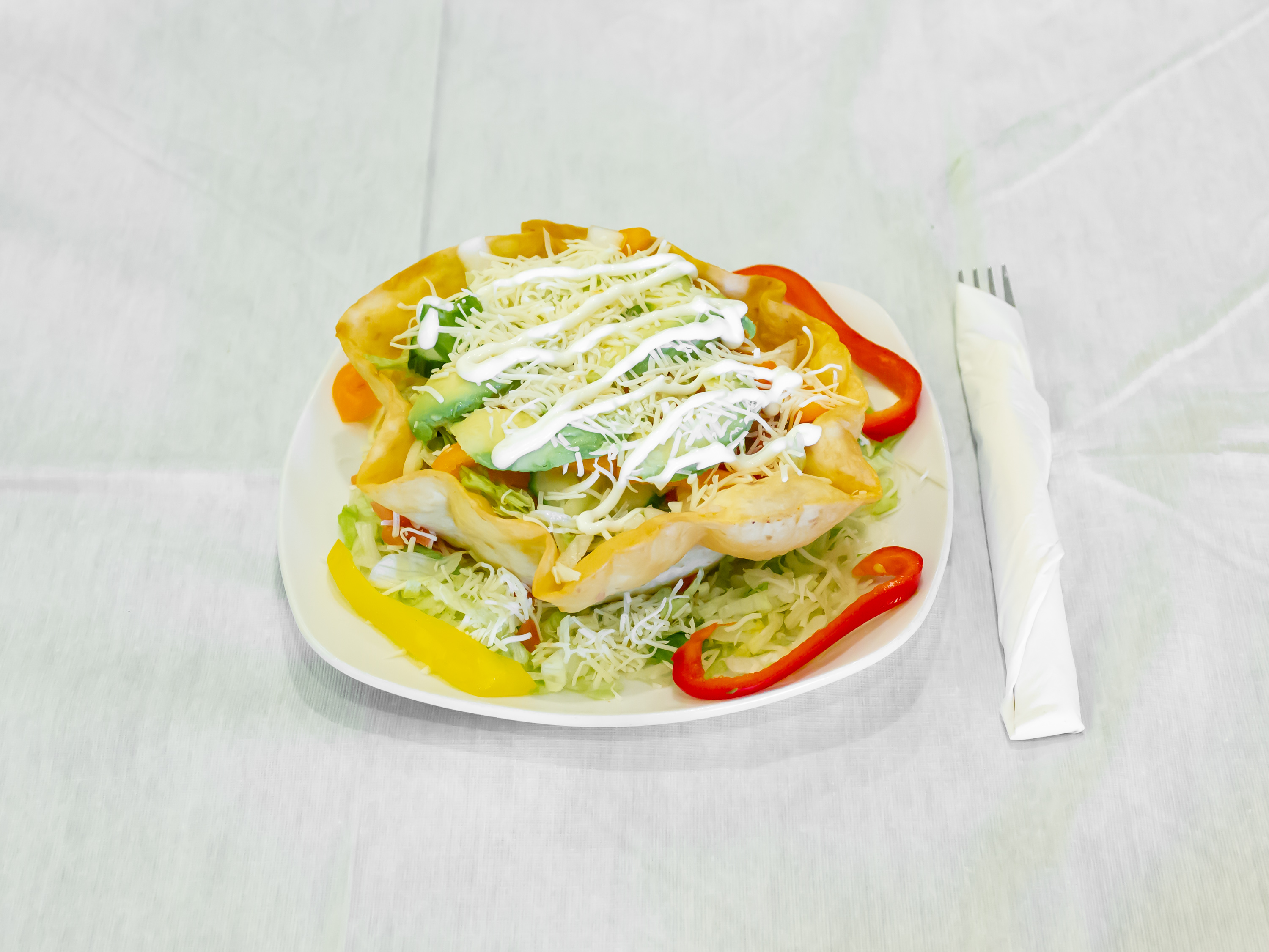 Order Taco Salad food online from Senor Lopez Mexican Restaurant store, Detroit on bringmethat.com