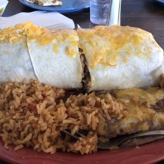Order The Works Burrito food online from Chico's Tacos store, Lake Havasu City on bringmethat.com