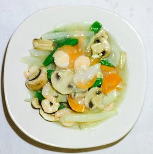 Order R77. Shrimp with Egg Sauce food online from Peking Express store, Grandview on bringmethat.com