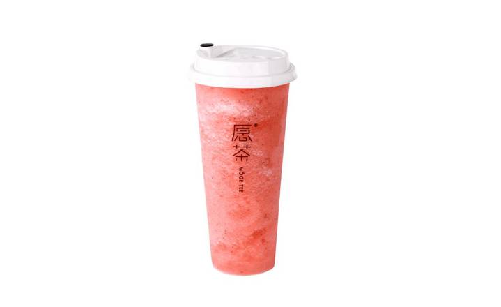 Order Cheese Foam or Fresh Strawberry Tea (芝士/满杯草莓) (24 oz) food online from moge tea store, Quincy on bringmethat.com