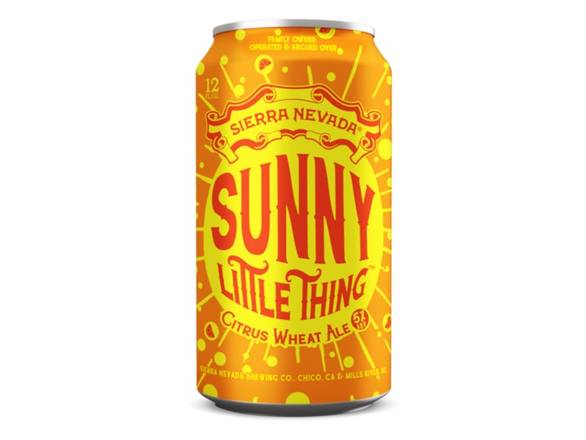 Order Sierra Nevada Sunny Little Thing Citrus Wheat Ale - 6x 12oz Cans food online from Liquor & Tobacco store, Batavia on bringmethat.com