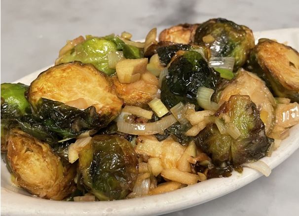 Order CRISPY BRUSSEL SPROUTS food online from Gatsby Landing store, Roslyn on bringmethat.com