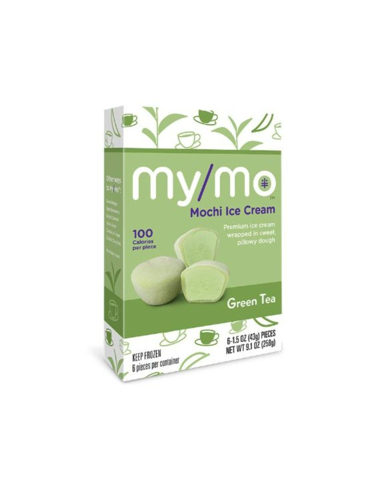Order My Mochi Green Tea Mochi Ice Cream (6 count) food online from Stock-Up Mart store, Minneapolis on bringmethat.com