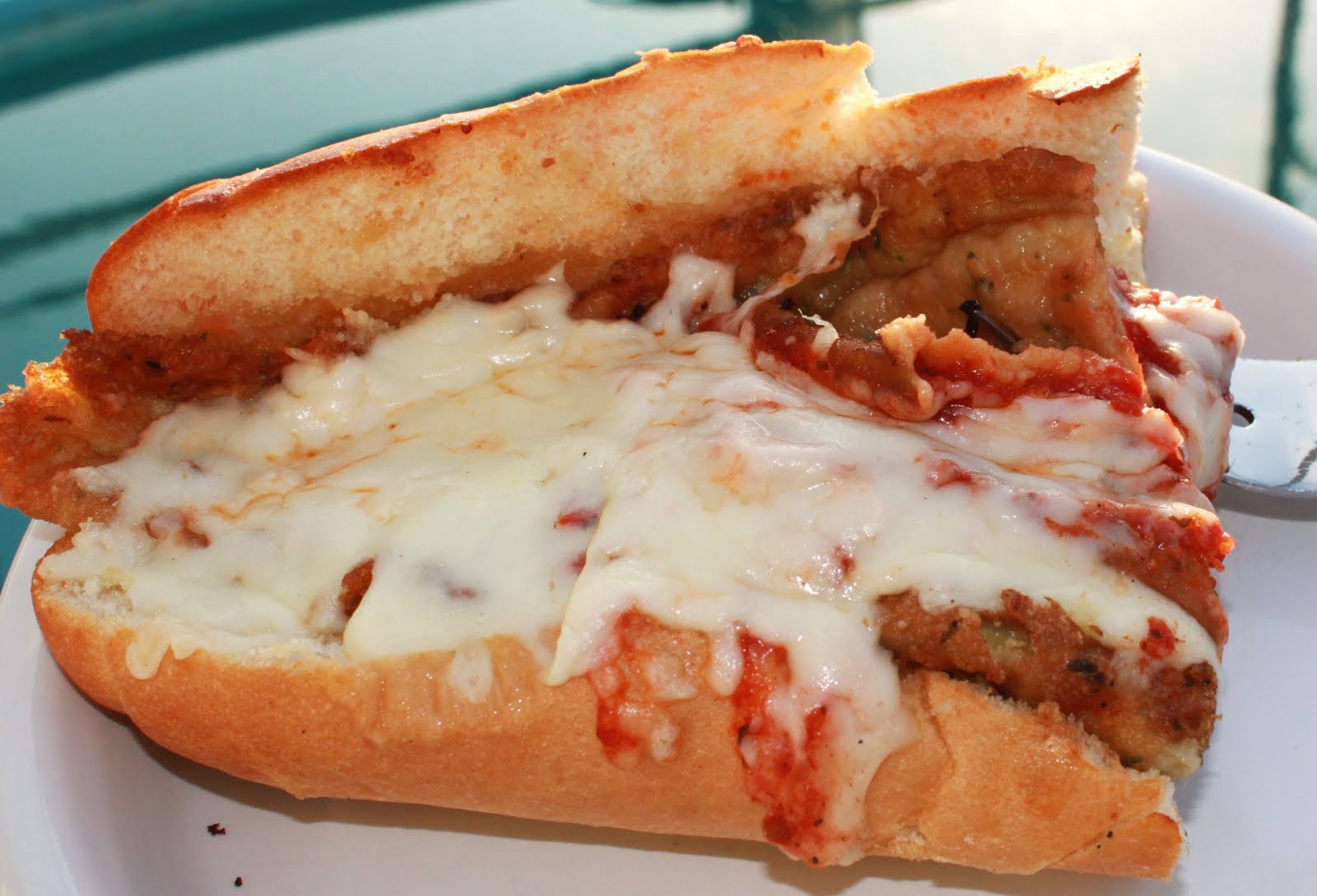 Order Eggplant Parmigiana Sandwich food online from Pizza206 store, Tabernacle on bringmethat.com
