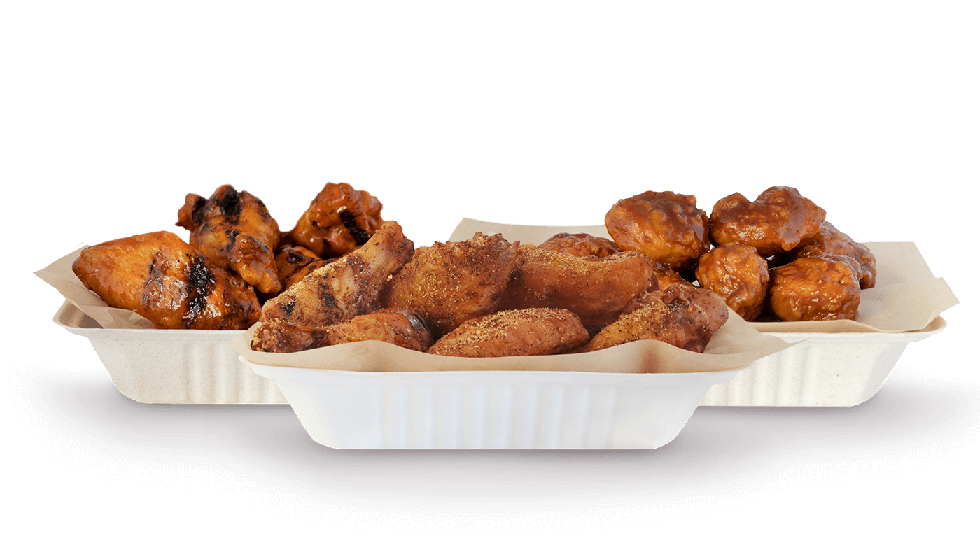 Order 100 Mix and Match Wings food online from Meat Spheres store, San Francisco on bringmethat.com