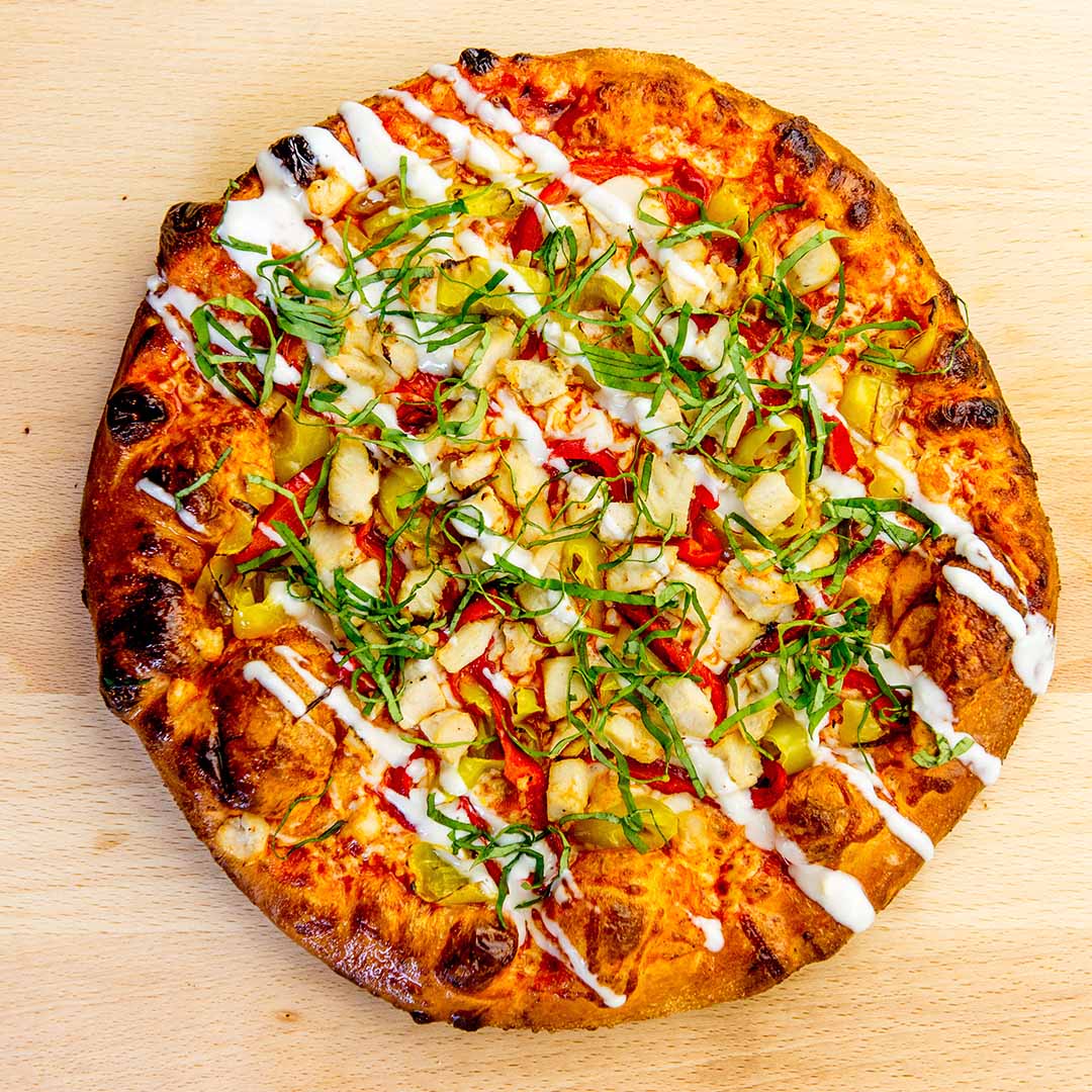 Order Buffalo Chicken Pizza food online from Pizza Studio store, Compton on bringmethat.com