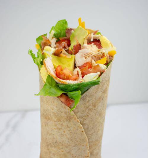 Order Chicken Cobb Wrap food online from The Salad Station - Covington store, Covington on bringmethat.com