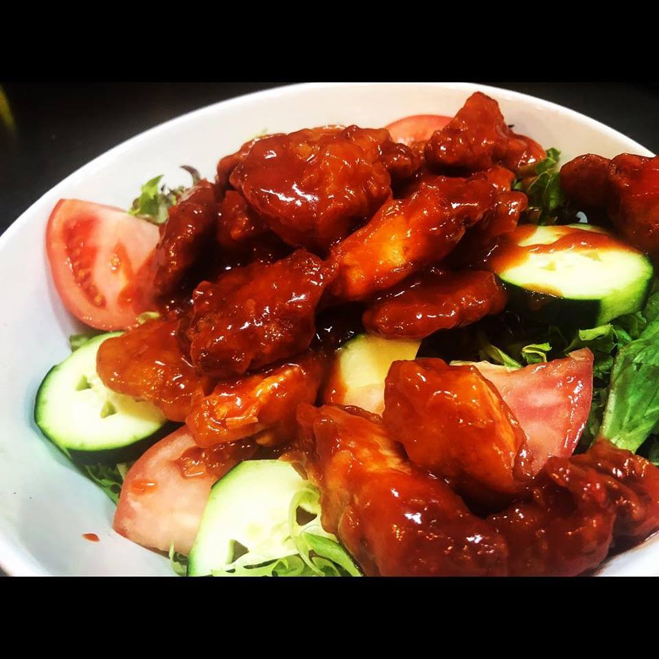 Order Buffalo Chicken Salad food online from Husky Pizza store, Coventry on bringmethat.com