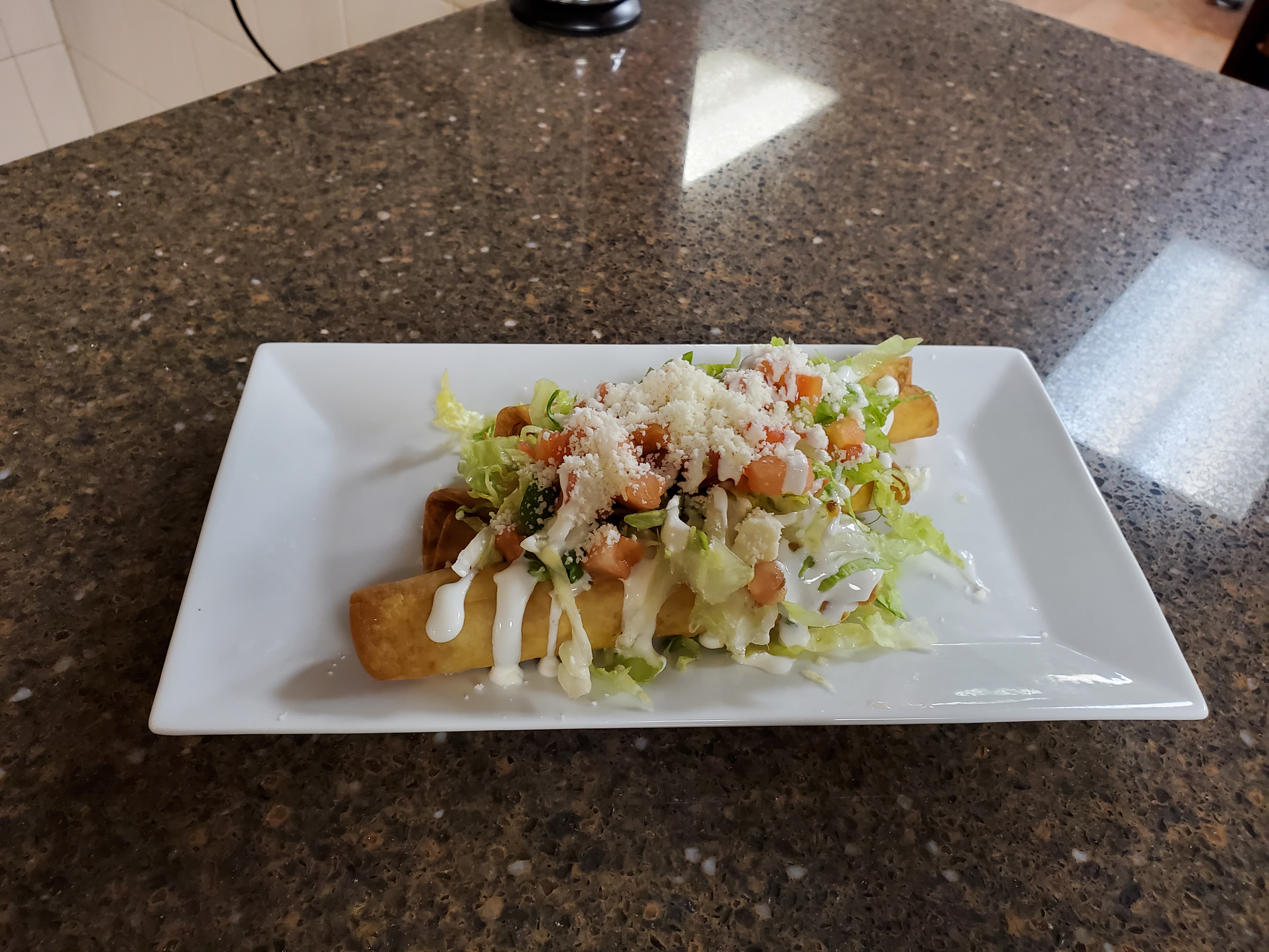 Order Chicken Taquitos food online from The Avocado Mexican Grill store, Runnemede on bringmethat.com