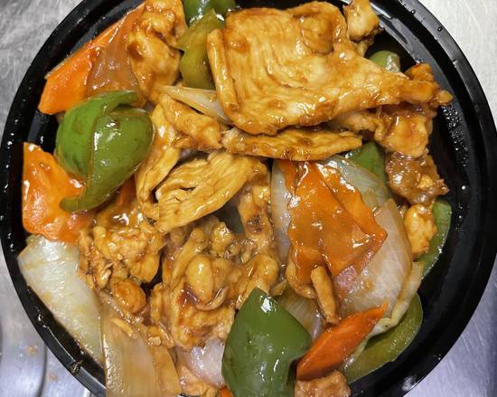 Order Chicken With Green Pepper  food online from Asian wok cafe store, Alexandria on bringmethat.com