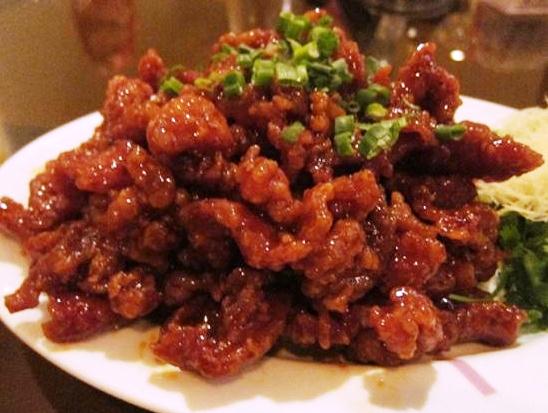 Order Crispy Beef 脆皮牛肉 food online from Le's Restaurant store, Ames on bringmethat.com