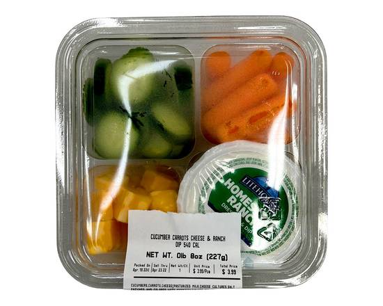 Order Cucumber Carrots Cheese & Ranch Dip (8 oz) food online from Vons store, Fillmore on bringmethat.com