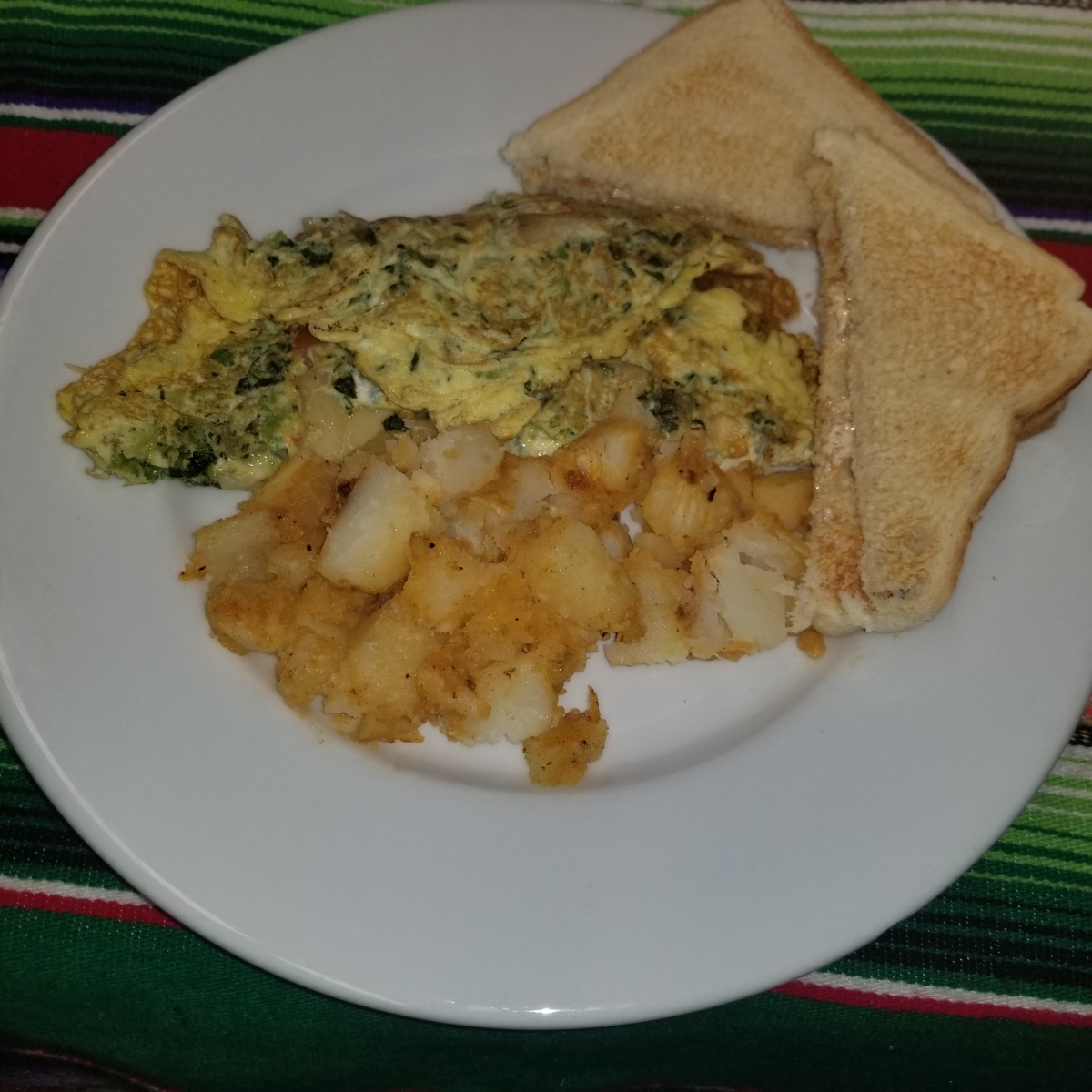 Order Vegetable Omelette food online from Montes Cafe store, Seaside Heights on bringmethat.com