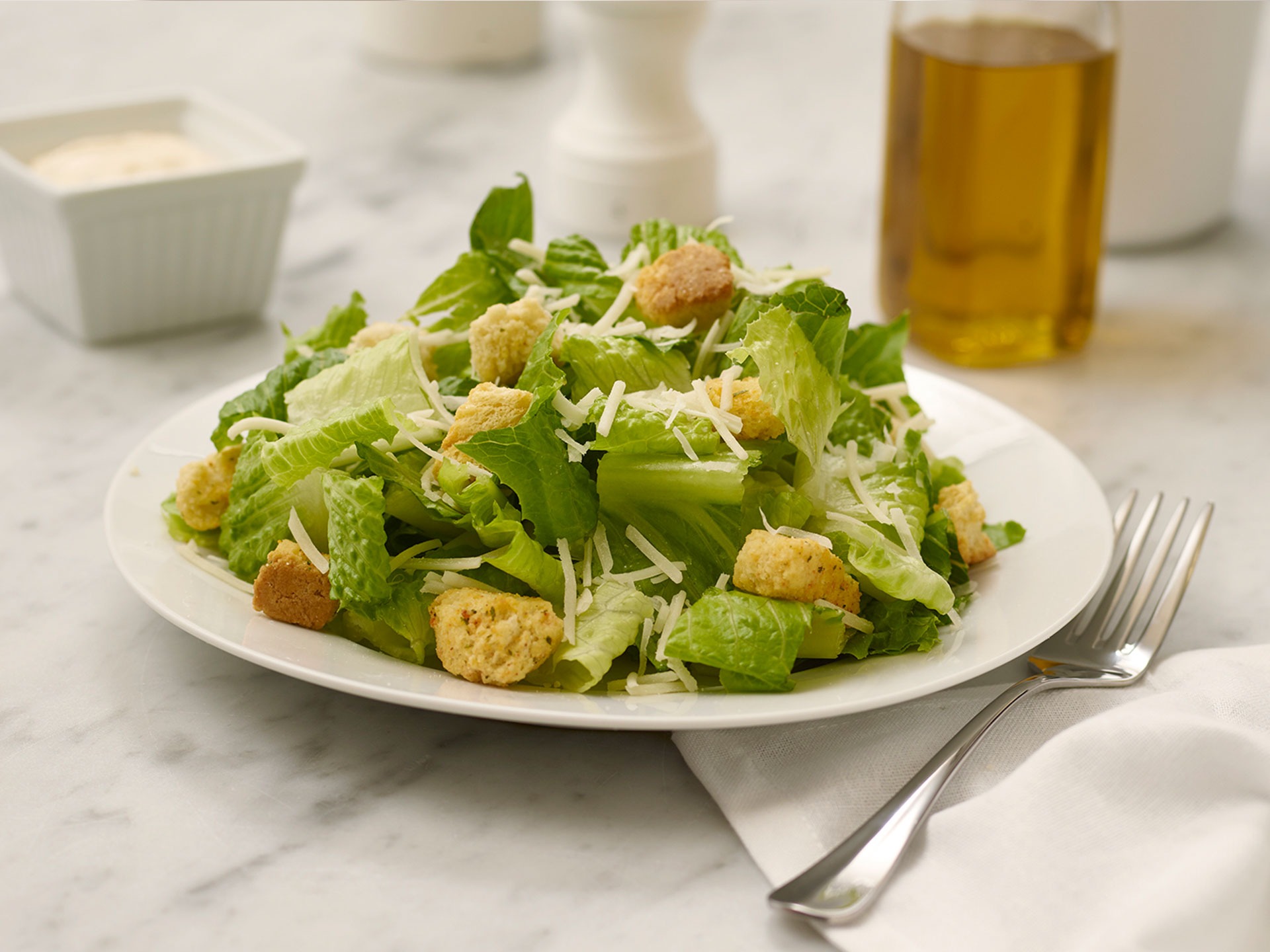 Order Caesar Salad (Large) food online from Nova Pizza & Pasta store, Tenafly on bringmethat.com