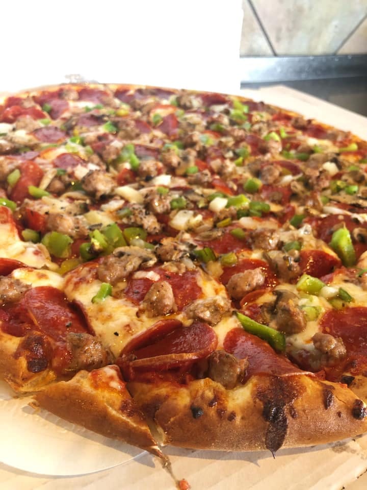 Order The Star Special Pizza - Small 12" (Serves 2 People) food online from Pagoni's Pizza store, Kaukauna on bringmethat.com