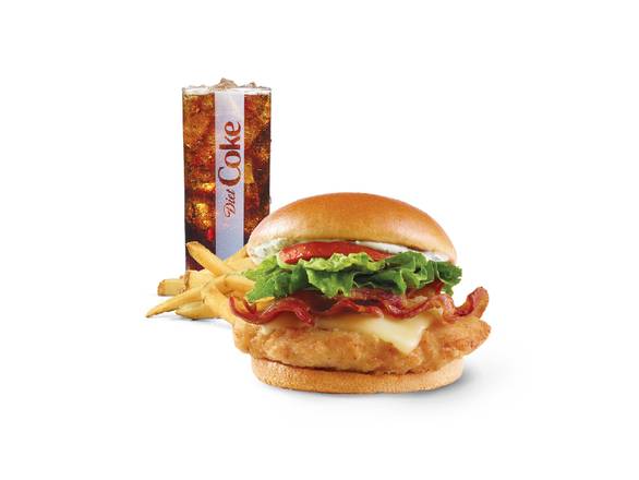 Order Asiago Ranch Chicken Club Combo food online from Wendy store, Winston Salem on bringmethat.com