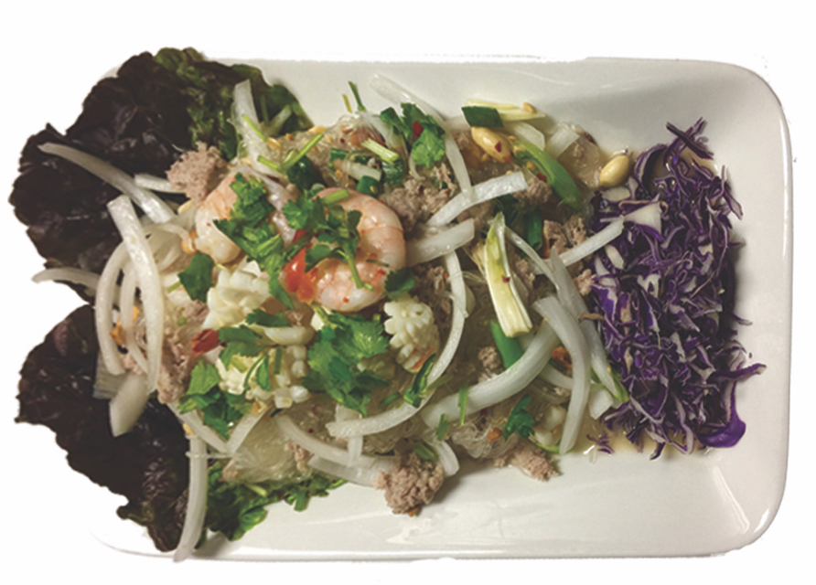 Order Yum Woon Sen Salad food online from Double Delicious Thai Cuisine store, Fountain Valley on bringmethat.com