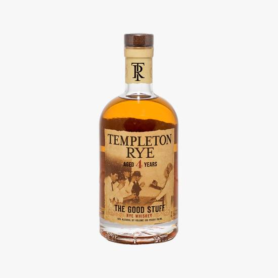 Order Templeton Rye 4 Years Old 750ml food online from Goodie Liquor And Wine store, Santa Monica on bringmethat.com