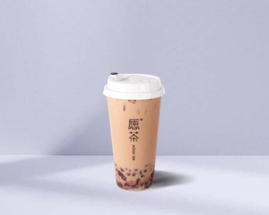 Order Red Bean Milk Tea 红豆奶茶  food online from moge tea store, Quincy on bringmethat.com