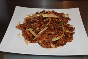 Order 35. Hot Spicy Shredded Crispy Beef food online from Jade China store, Murrieta on bringmethat.com