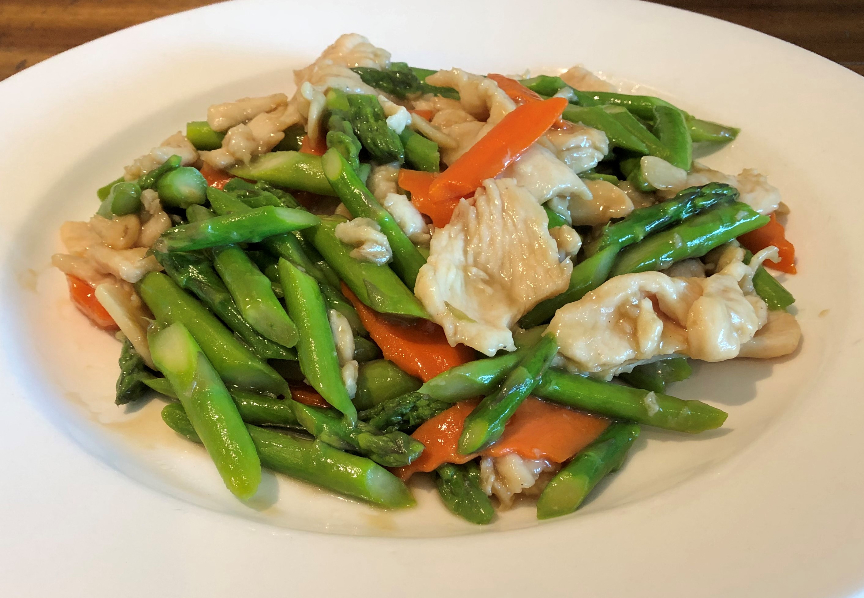 Order D13. Asparagus with Chicken  芦笋鸡 food online from Hai master kitchen store, Laguna Woods on bringmethat.com