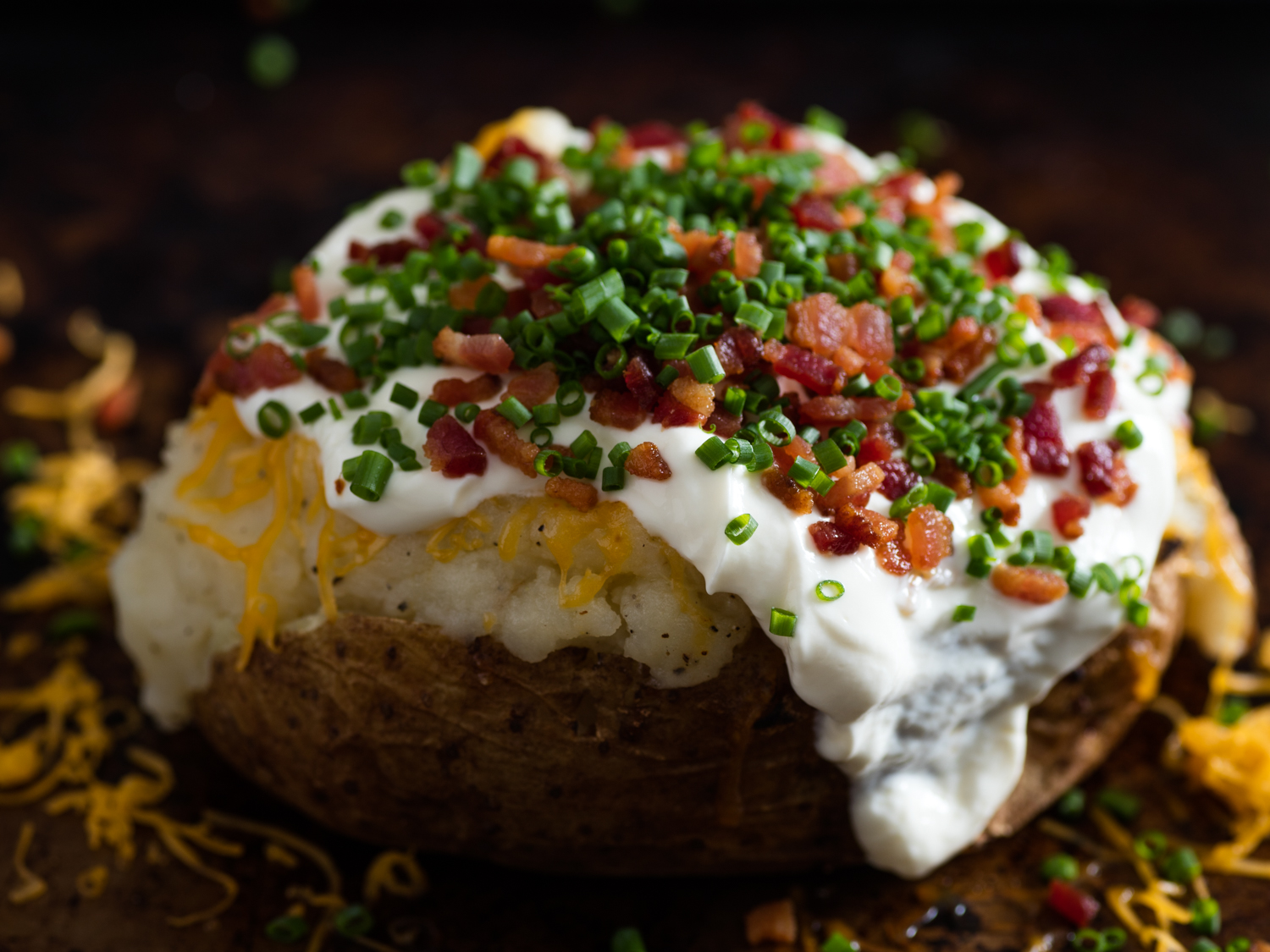 Order Loaded Baked Potato food online from Windy City Pub store, Leawood on bringmethat.com