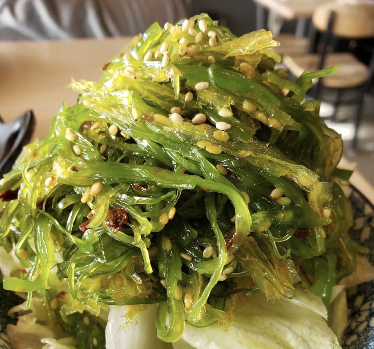 Order Seaweed Salad food online from Umai Ramen & Rice Bowl store, Herndon on bringmethat.com