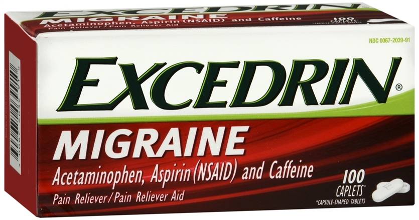 Order Excedrin Migraine Caplets food online from Scripx Pharmacy store, Plano on bringmethat.com