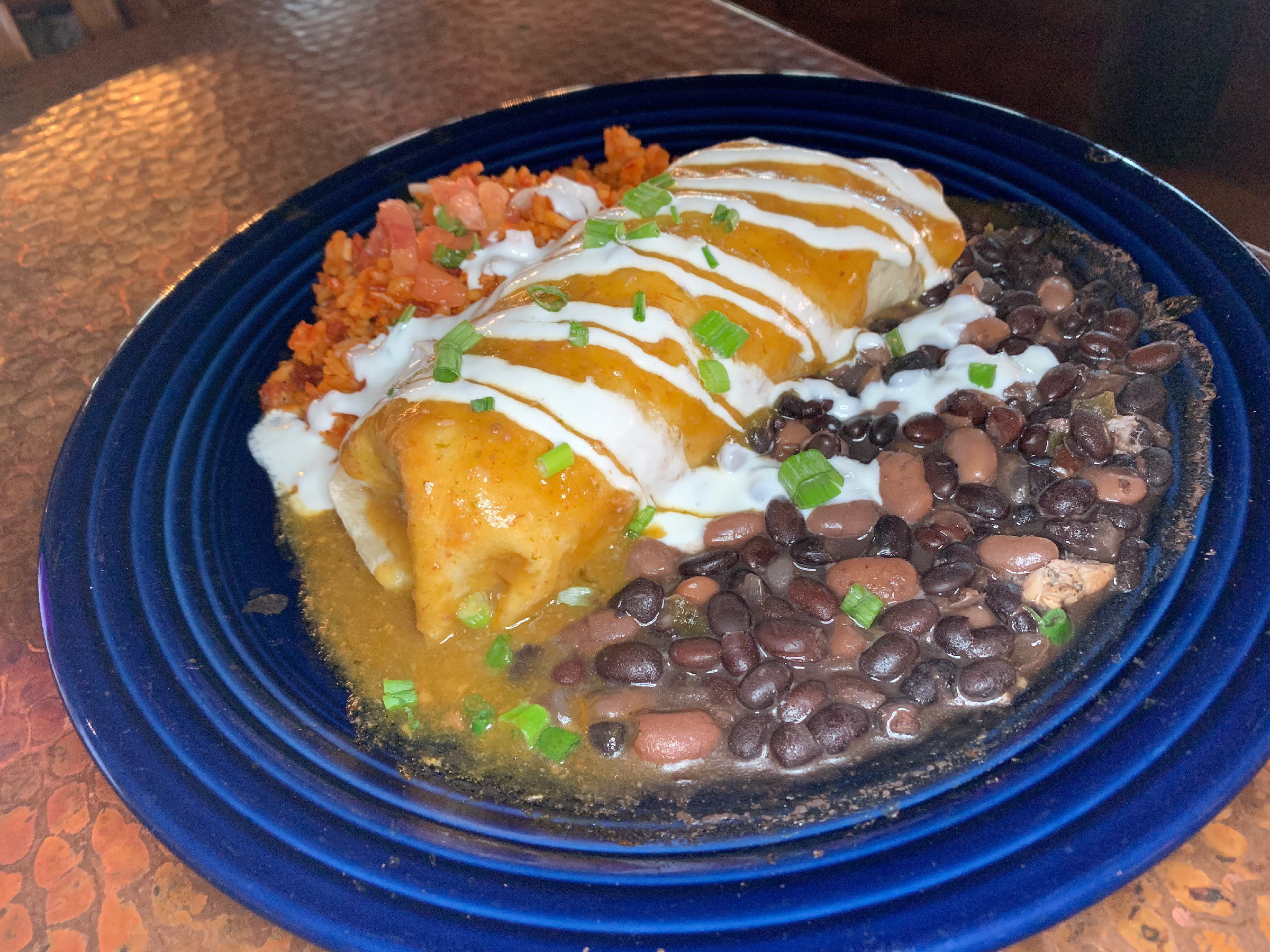 Order Green Chile Chicken Burrito food online from Stokes Old Market store, Omaha on bringmethat.com