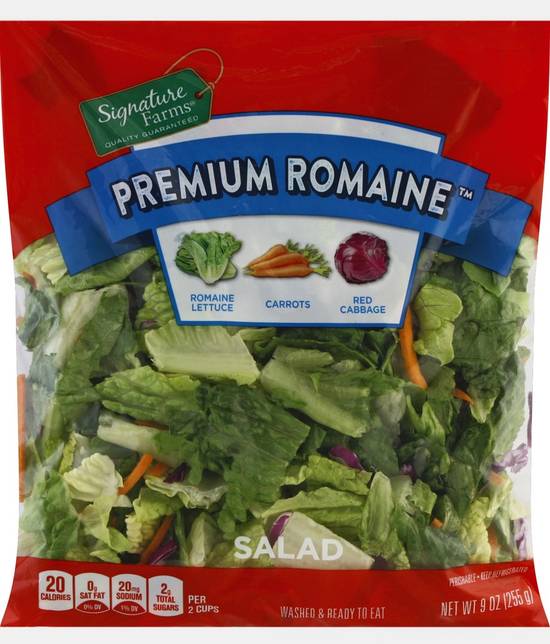 Order Signature Farms · Premium Romaine Salad (9 oz) food online from Tom Thumb Express store, Arlington on bringmethat.com