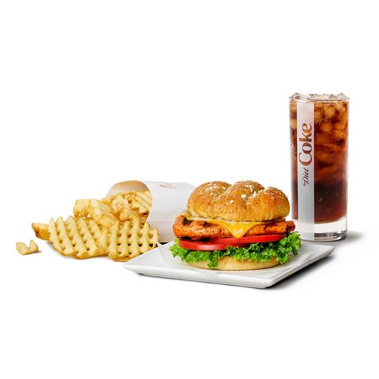 Order Grilled Spicy Deluxe Meal food online from Chick-fil-A store, Durham on bringmethat.com