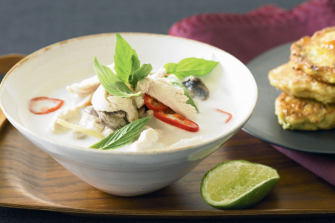 Order Coconut Soup food online from Thai Chili Restaurant store, Salem on bringmethat.com